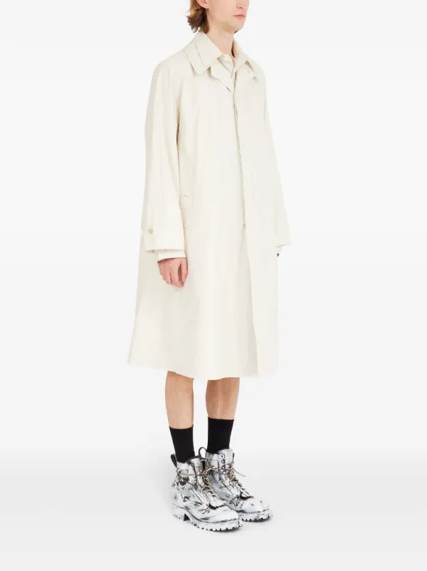 Maison Margiela レイヤード トレンチコート | ニュートラル | FARFETCH JP