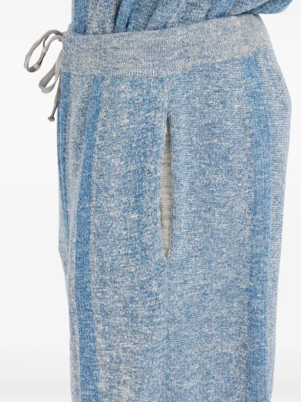 ◆Maison Margiela◆ ストライプ ニットショートパンツ Maison Margiela ストライプ ショートパンツ | ブルー | FARFETCH JP