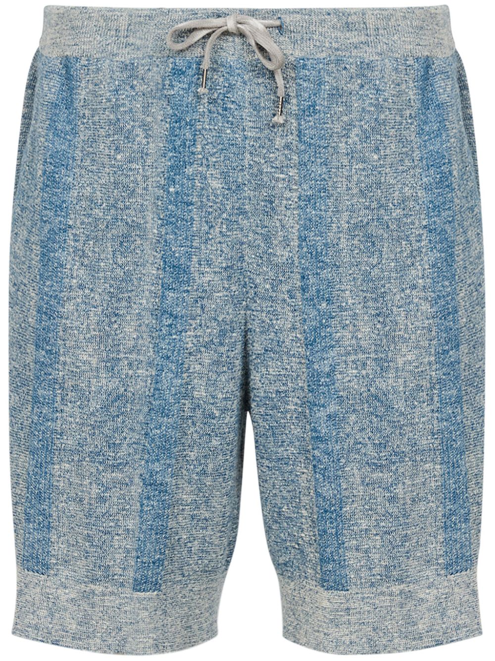 Maison Margiela Gestreepte shorts Blauw