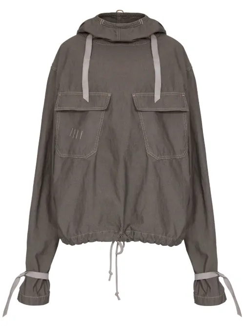 Veste en jean à lien de resserrage - Maison Margiela - Modalova
