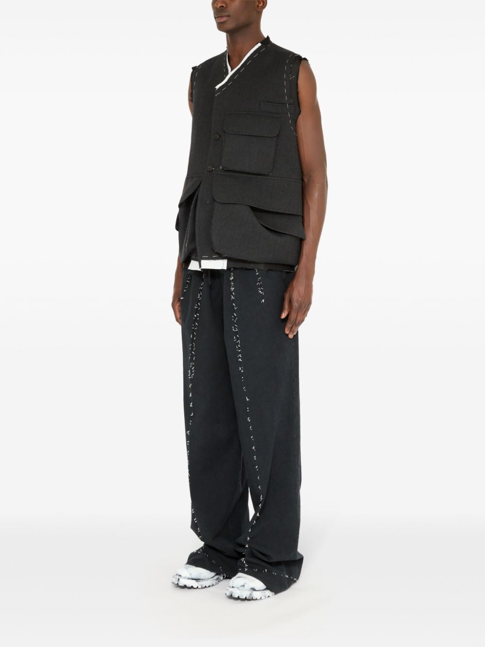 Maison Margiela cargo wool vest Men