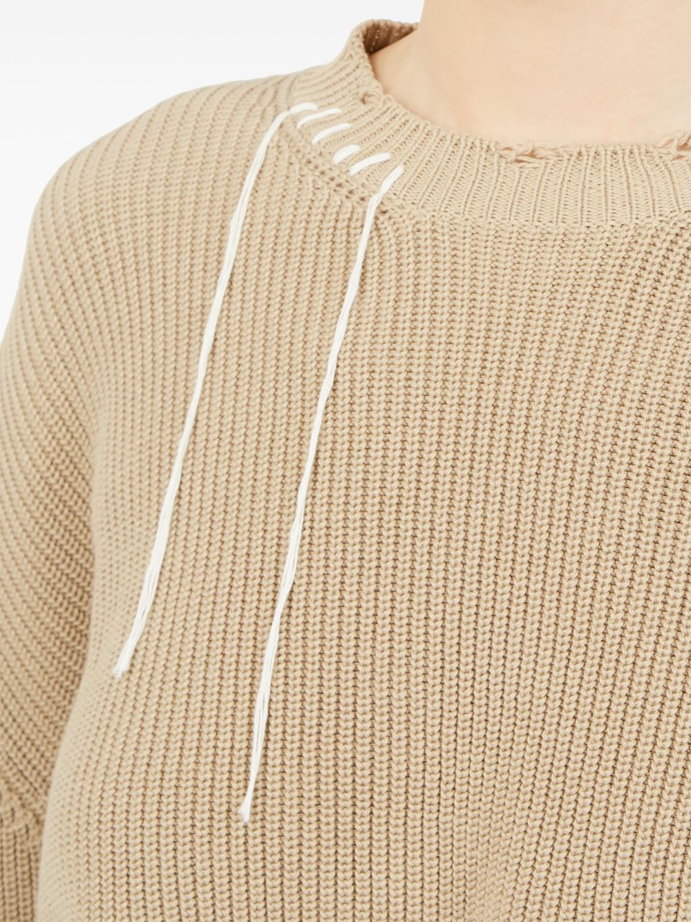 MM6 Maison Margiela crew-neck cotton jumper Women