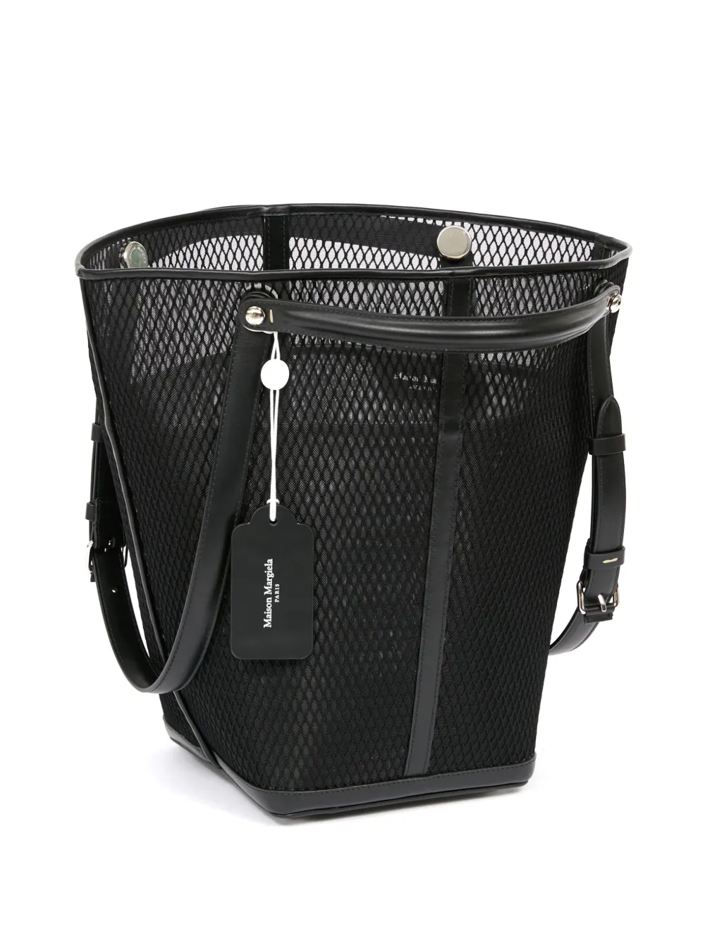 Maison Margiela Medium Dress-age Shoulder Bag In ブラック