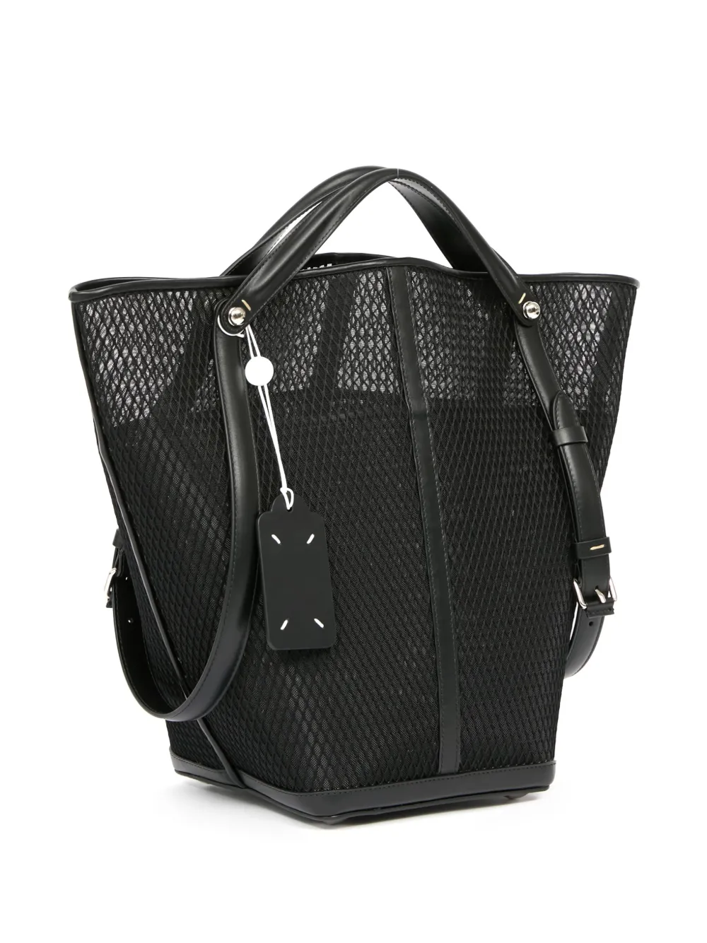 Maison Margiela Medium Dress-age Shoulder Bag In ブラック