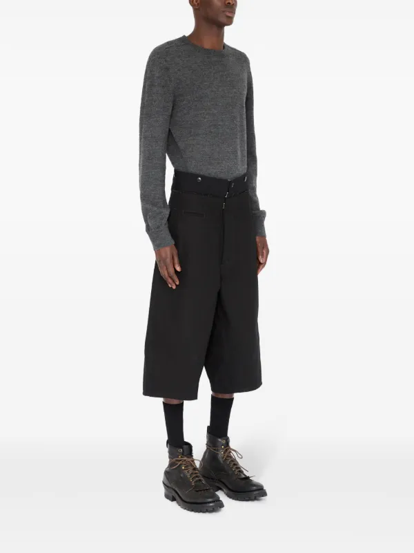 Maison Margiela サルエルショーツ | ブラック | FARFETCH JP