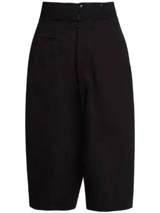 Maison Margiela サルエルショーツ | ブラック | FARFETCH JP
