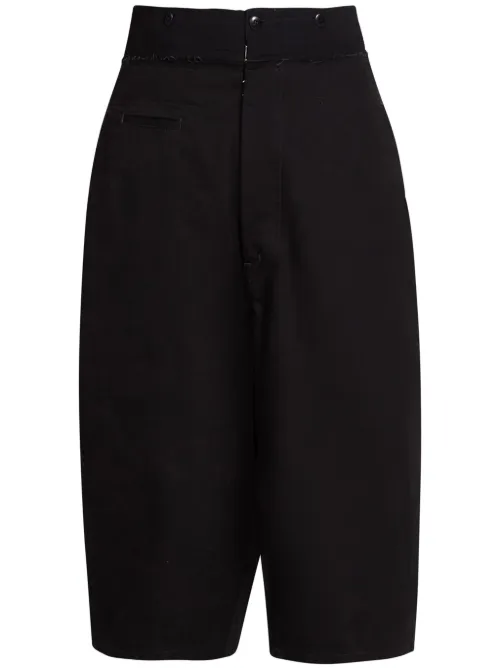 Short sarouel à bords francs - Maison Margiela - Modalova
