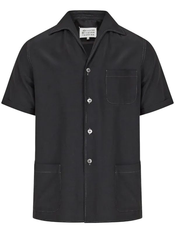 関税込★VIP価格【Maison Margiela】ワイドスリーブシャツ ワイド Maison Margiela(メゾン マルジェラ) シャツ(メンズ