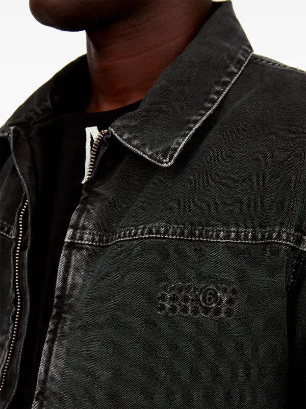 MM6 Maison Margiela デニムジャケット | ブラック | FARFETCH JP