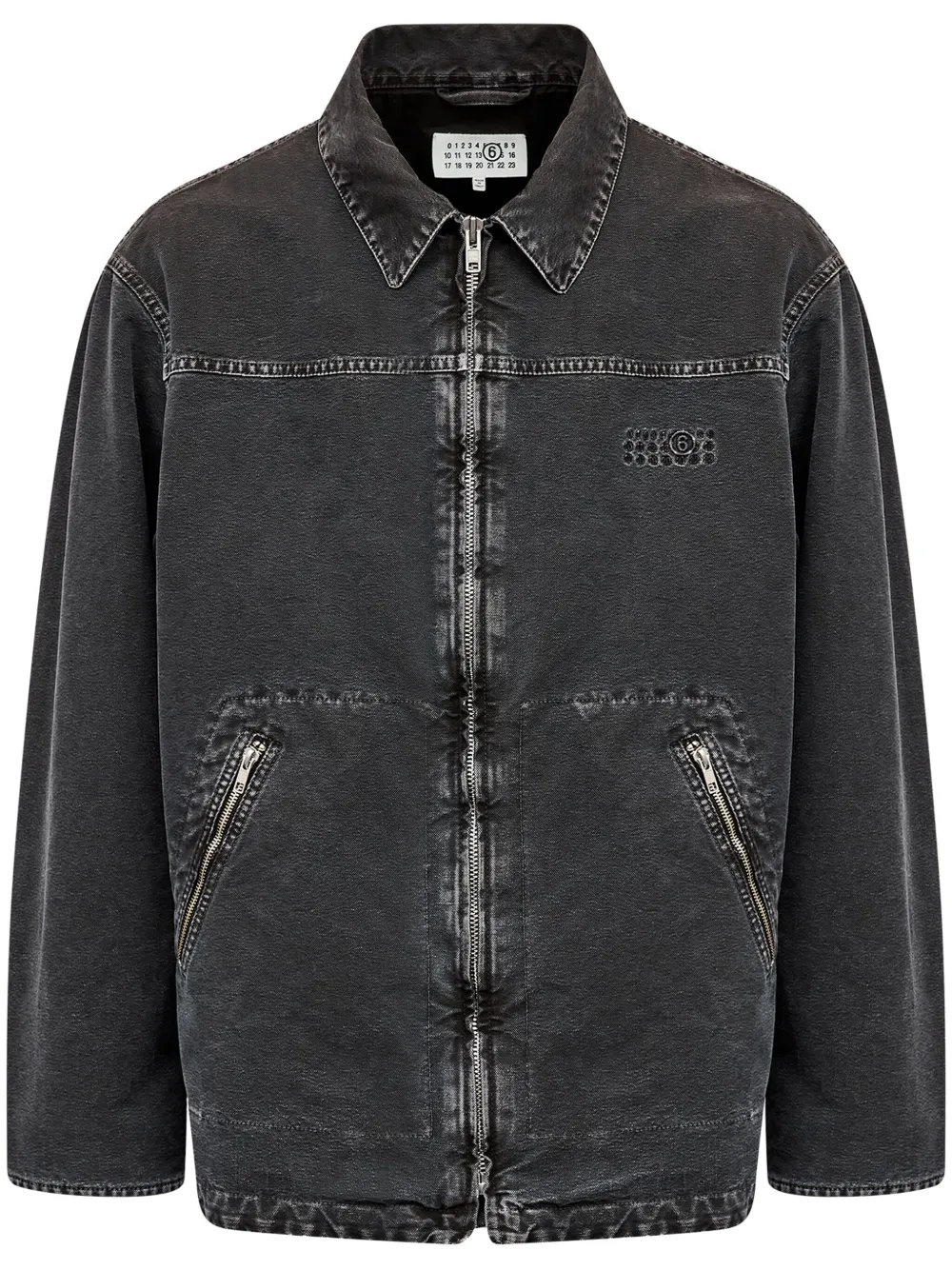 MM6 Maison Margiela デニムジャケット - ブラック MM6 Maison Margiela デニムジャケット - ブラック