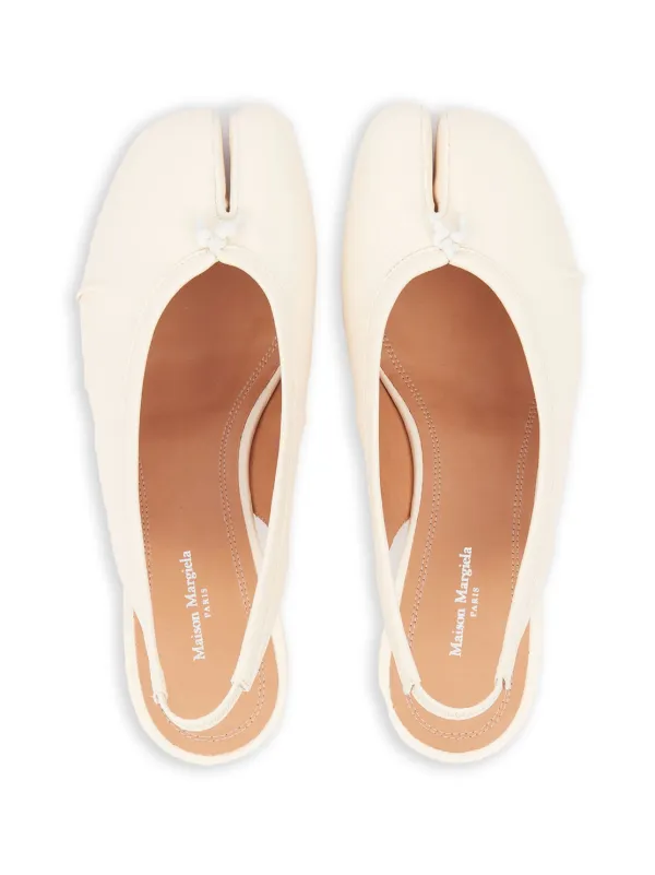 Maison Margiela 30mm Tabi Ballerinas | Neutrals | FARFETCH