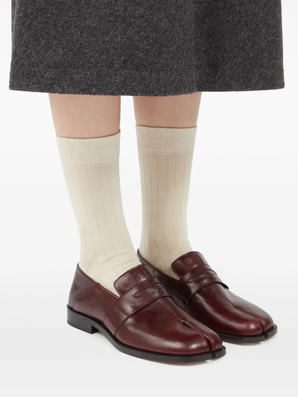 Maison Margiela Tabi Loafers | Red | FARFETCH