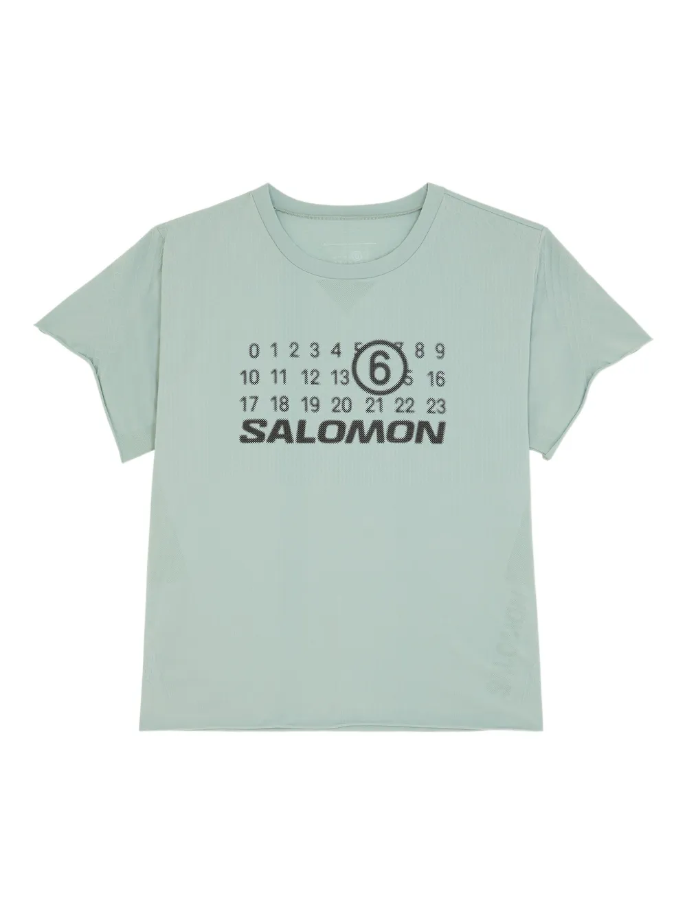 MM6 Maison Margiela X Salomon x Salomon ロゴ Tシャツ - グリーン MM6 Maison Margiela X Salomon x Salomon ロゴ Tシャツ - グリーン