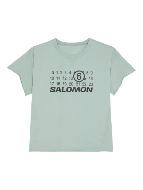 MM6 Maison Margiela X Salomon x Salomon ロゴ Tシャツ MM6 Maison Margiela X Salomon x Salomon ロゴ Tシャツ