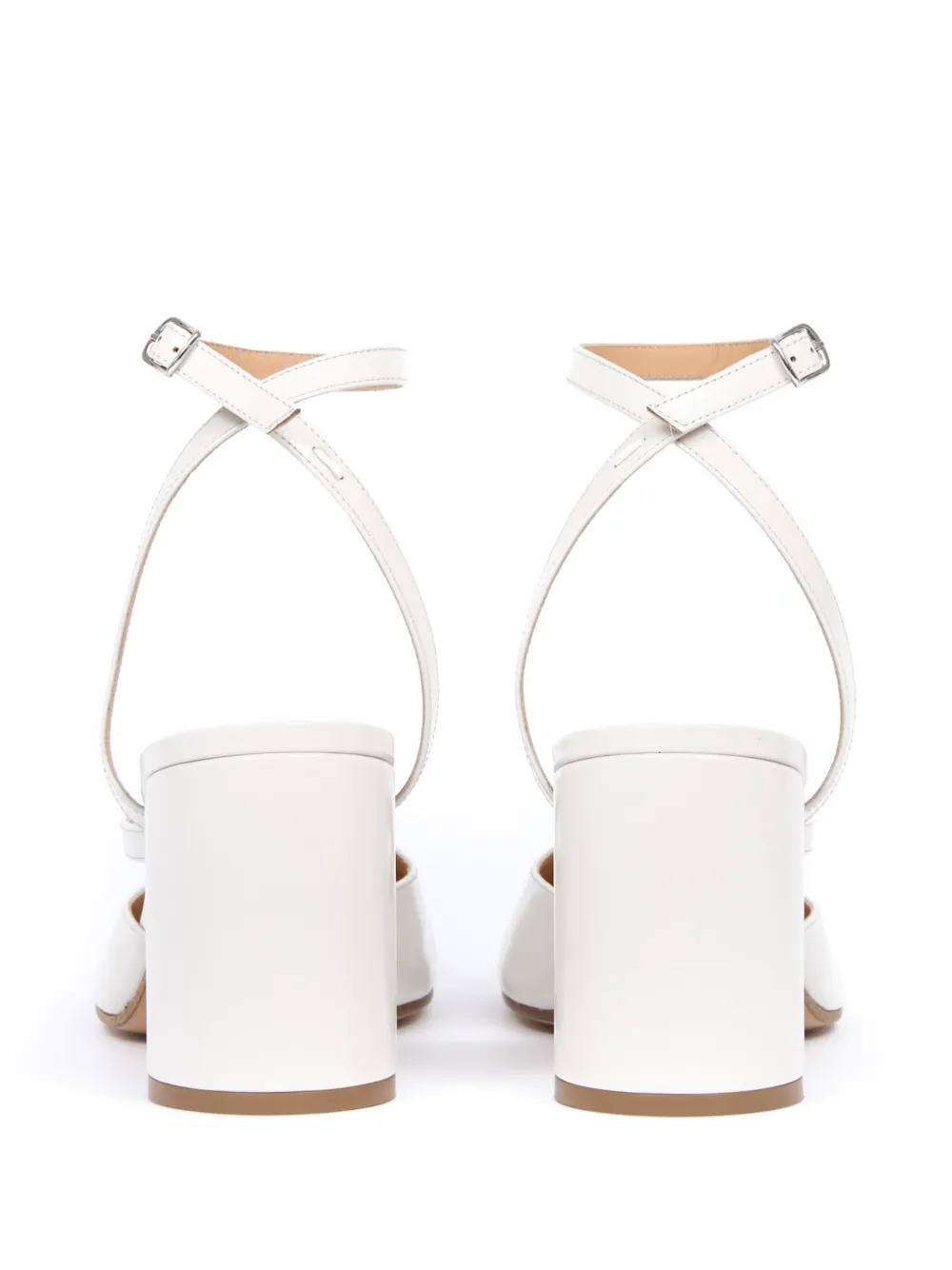 Maison Margiela 80mm Tabi sandal pumps White