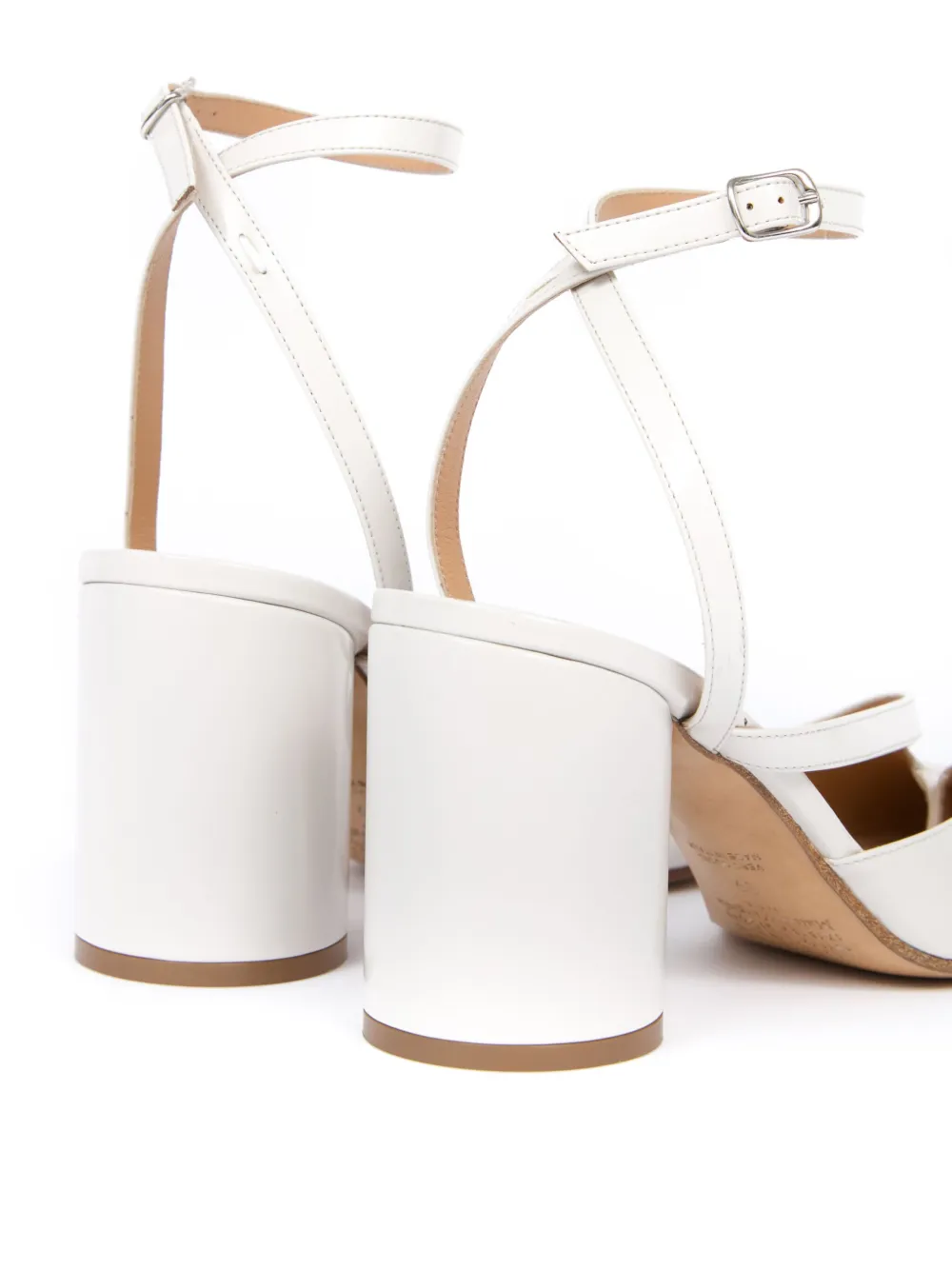 Maison Margiela 80mm Tabi sandal pumps White