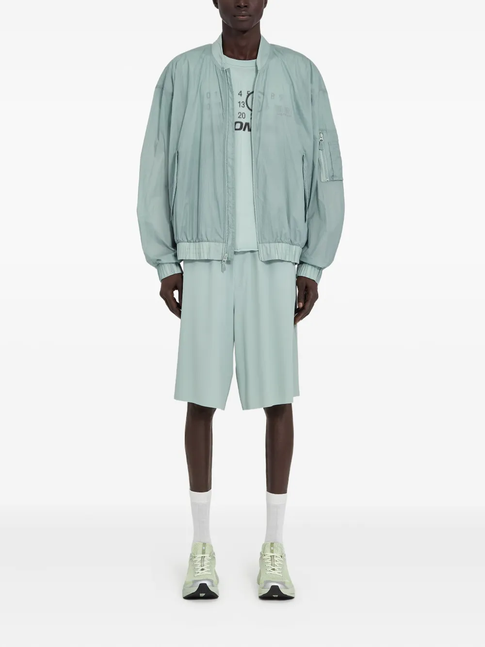 MM6 Maison Margiela X Salomon x Salomon numbers-print jacket | Lightweight Jackets | Image 2