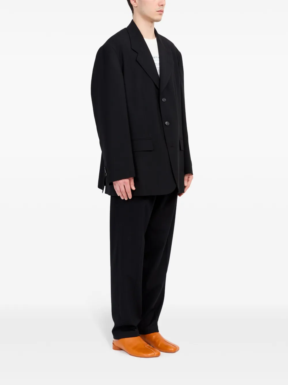 MM6 Maison Margiela Jack met logo-applicatie Zwart