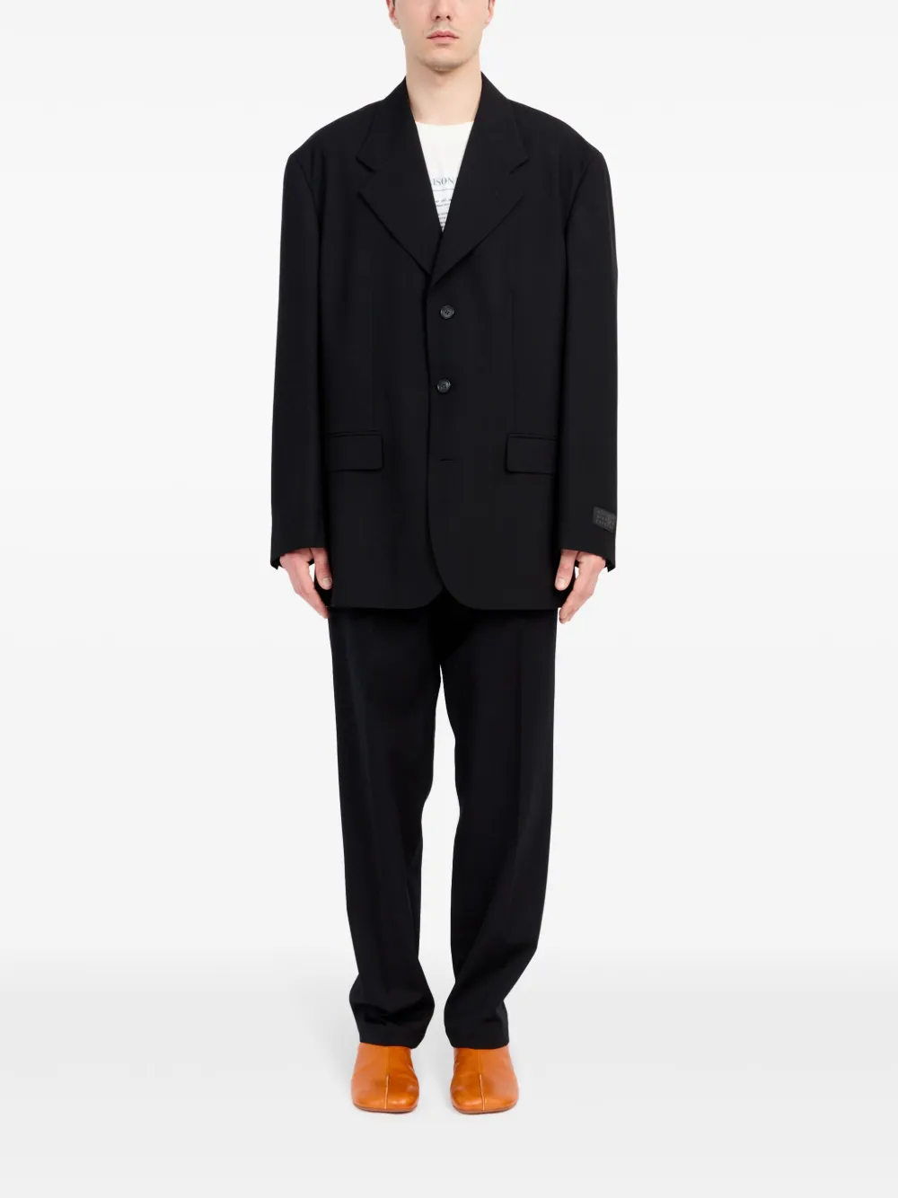 MM6 Maison Margiela chamarra con aplique del logo | Blazers | Image 2