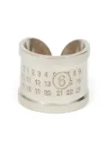 MM6 Maison Margiela numbers-motif ring - Silver