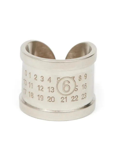 MM6 Maison Margiela numbers-motif ring
