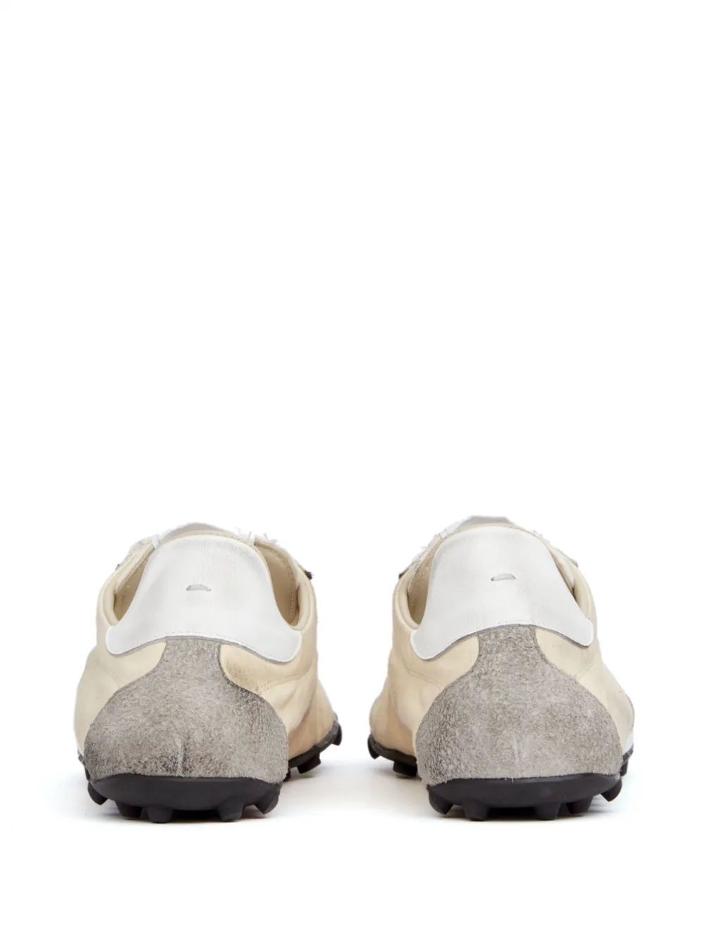 Maison Margiela leather lace-up trainers Neutrals