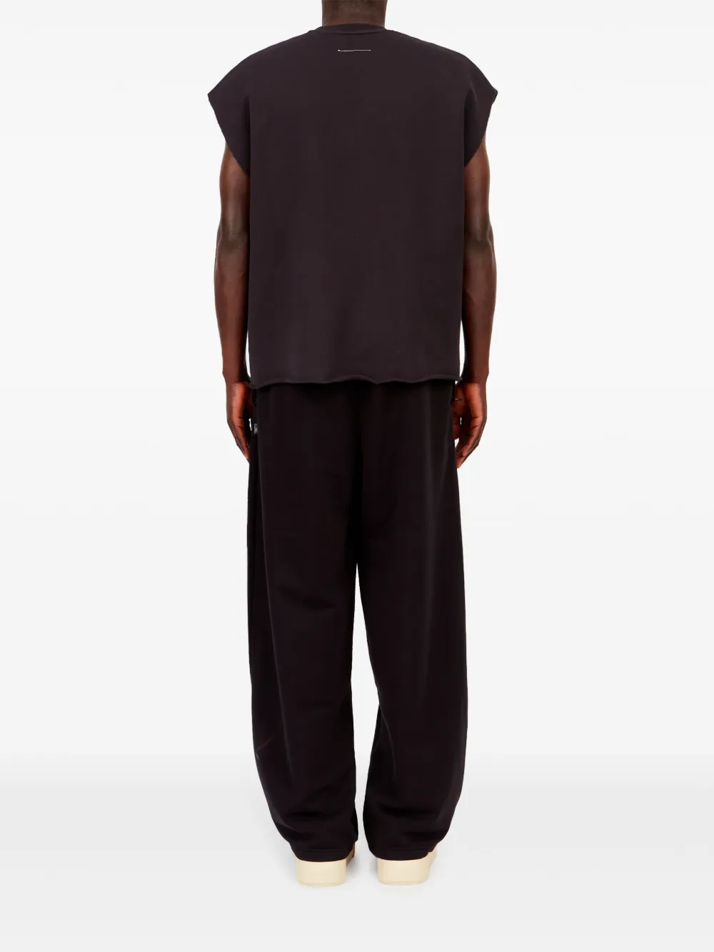 MM6 Maison Margiela Spencer met franje Zwart