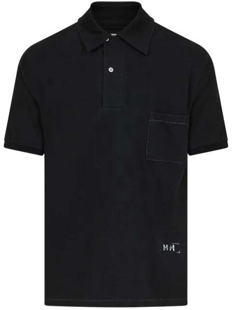 Maison Margiela polo à logo imprimé