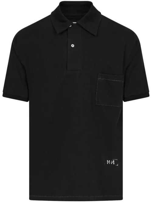 Polo à logo imprimé - Maison Margiela - Modalova