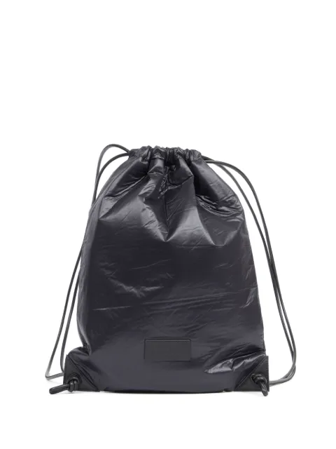 MM6 Maison Margiela mochila de piel artificial con cordones