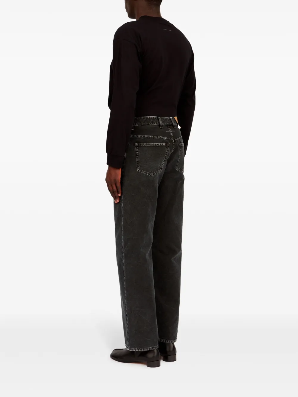 MM6 Maison Margiela Jeans met vijf zakken Zwart