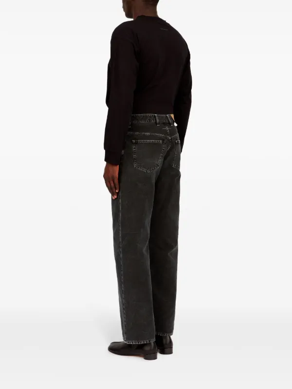 MM6 Maison Margiela five-pocket Jeans | Black | FARFETCH