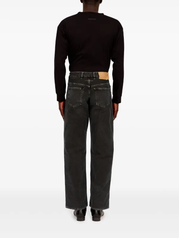 MM6 Maison Margiela five-pocket Jeans | Black | FARFETCH