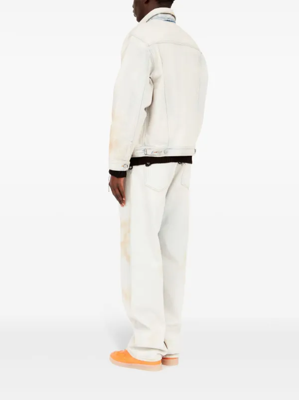 MM6 Maison Margiela ダメージ デニムジャケット | ニュートラル