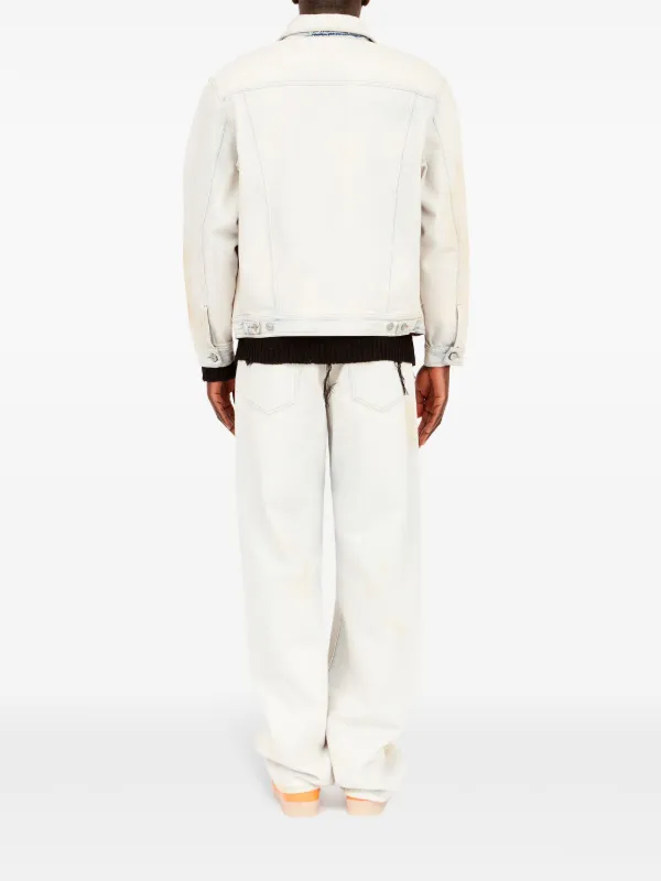 mm6 maison margiela ダメージ　デニムジャケット MM6 Maison Margiela ダメージ デニムジャケット | ブルー