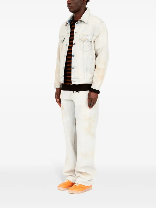 MM6 Maison Margiela ダメージ デニムジャケット | ニュートラル