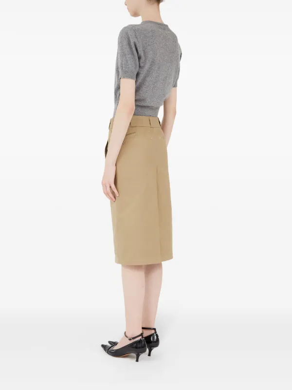 スカート MAISON MARGIELA SILK MIDI SKIRT MM6 Maison Margiela silk midi skirt | REVERSIBLE