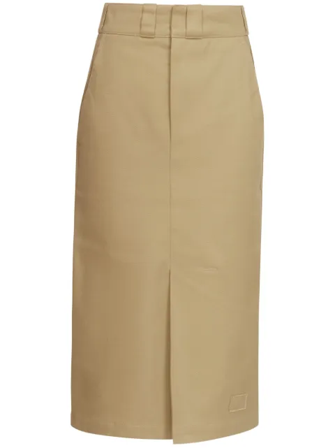 Maison Margiela falda midi con cintura alta