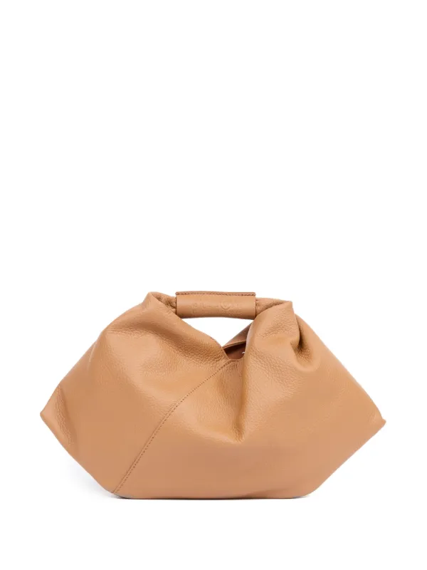 注目 Maison MM6 Margiela ブラウン | ミニ ハンドバッグ Japanese バッグ