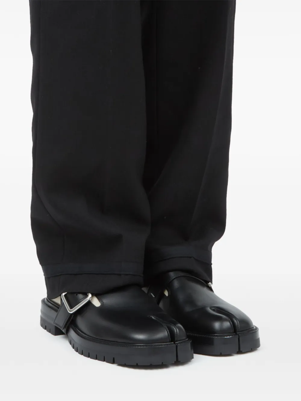 Maison Margiela Tabi County レザーサンダル | ブラック