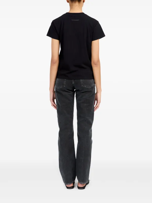 MM6 Maison Margiela ラウンドネック Tシャツ | ブラック