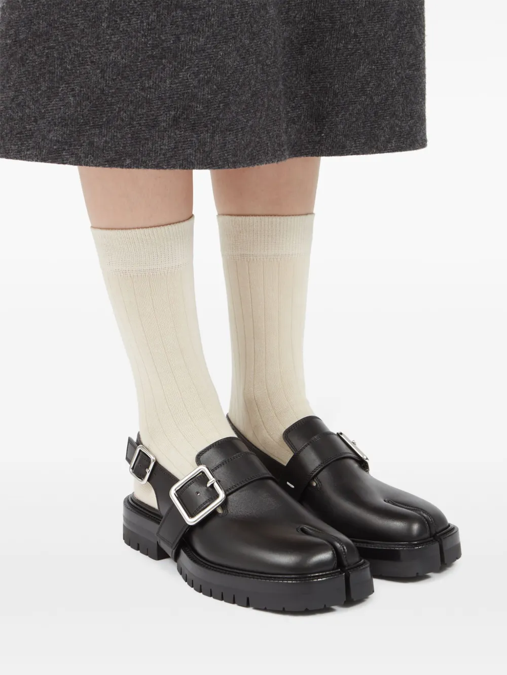 Maison Margiela Tabi County サンダル | ブラック | FARFETCH JP