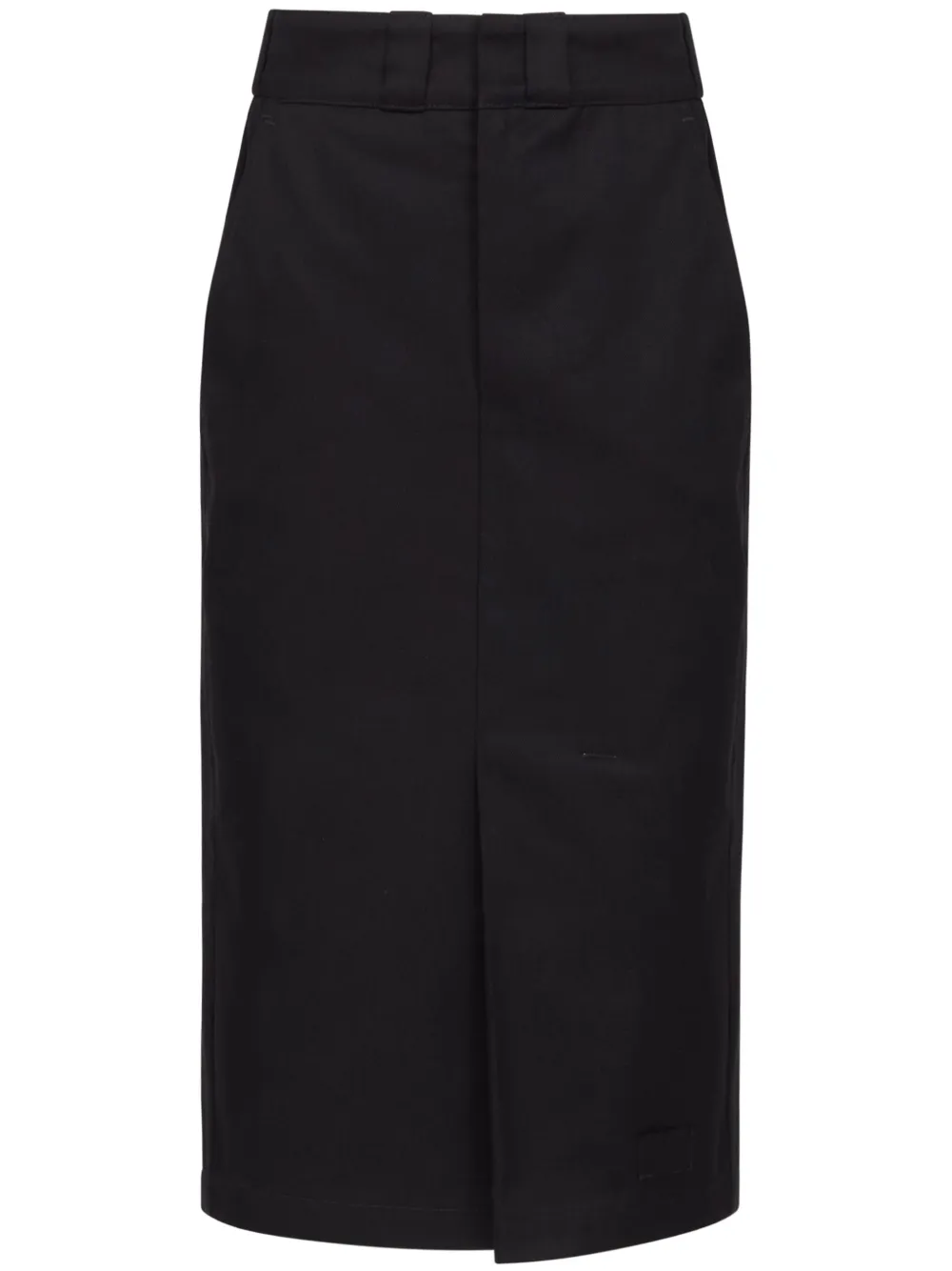 Maison Margiela High waist midi-rok Zwart