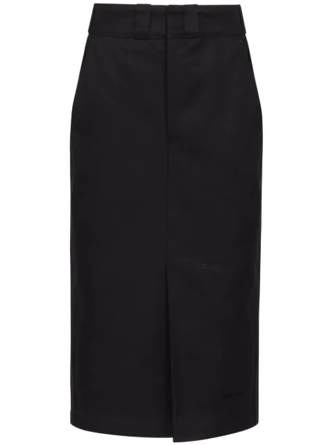 Maison Margiela 하이라이즈 미디 스커트