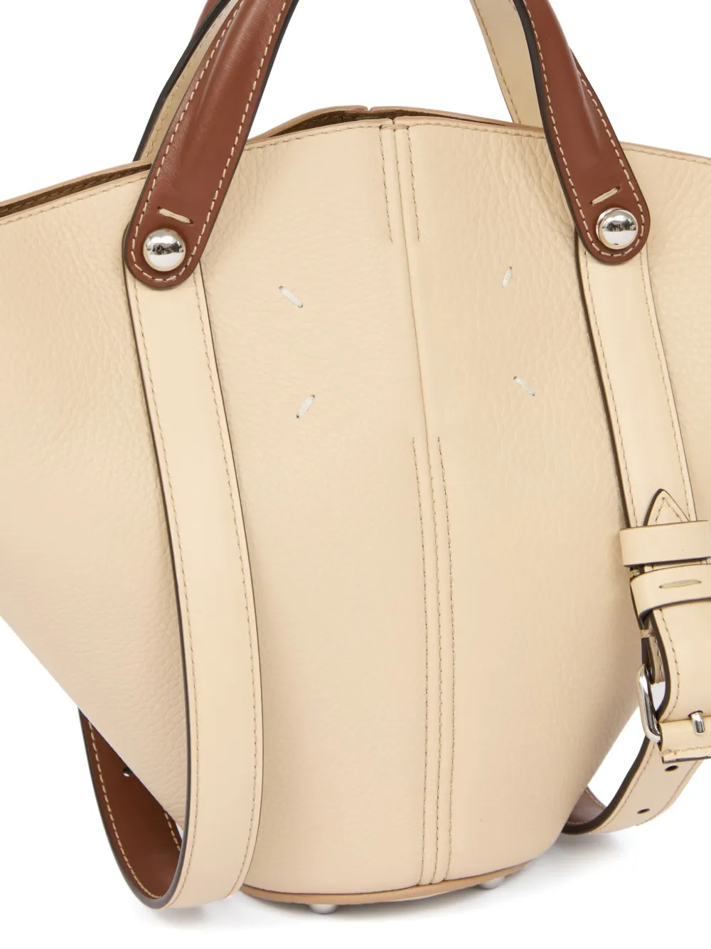 Maison Margiela Small Dress-age Shoulder Bag In Neutrals