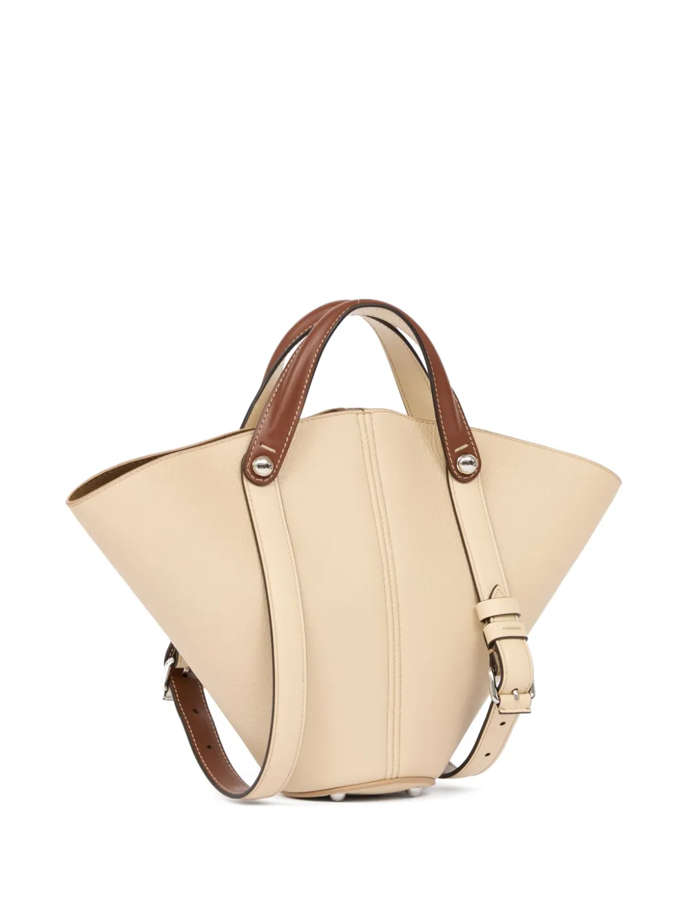 Maison Margiela Small Dress-age Shoulder Bag In Neutrals