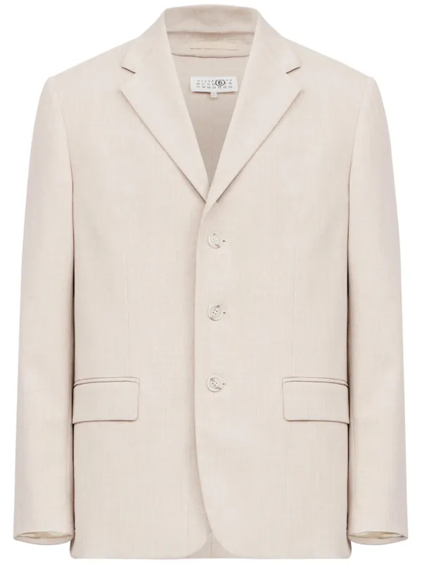 MM6 Maison Margiela インサイドアウト ジャケット | ニュートラル | FARFETCH JP