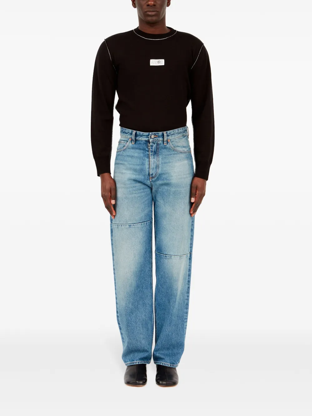 mm6maisonmargiela MM6 Maison Margiela Jeans met vijf zakken - Blauw