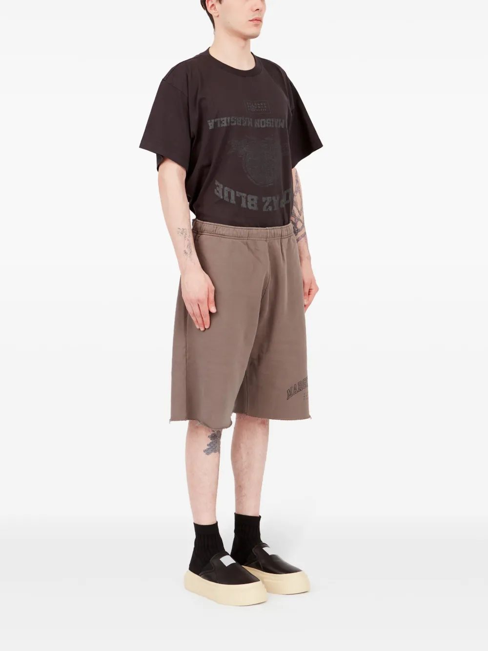 MM6 Maison Margiela ナンバーモチーフ ショートパンツ