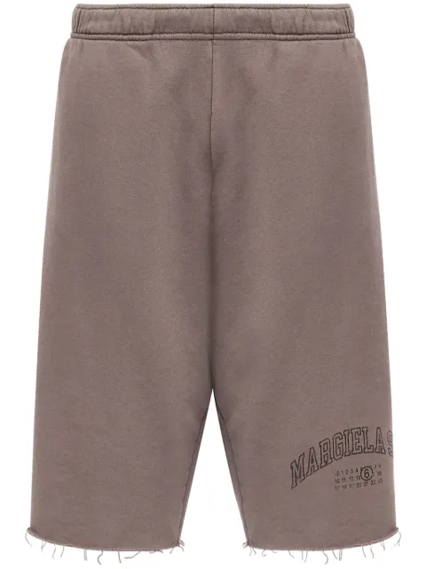 MM6 Maison Margiela numbers-motif shorts 